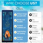 Aesthetic Bookmarks For Book Lovers - 12 Artwork Book Markers For Women   Men   