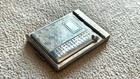 Vintage 1950s Miniature Mechanical Address Book Phone Dex Gold Tone Unused Mint