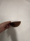 Vintage Hand Turned Wooden Bowl Made In The Usa Rare Black Locust