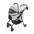 4 Wheels Folding Portable Pet Stroller Cat Dog Travel Carrier  Separable Carrier