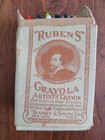 Rare Early Ruben Crayola Artists  Crayon Box Binney   Smith Co New York Paris 