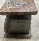 8  Vintage antique Blue   Rust American Family 25 Lb Scale Country Farmhouse