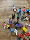Lot Of 30 Vintage Playmobil Geobra Figures People With Some Accessories 1974
