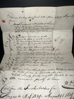 Antique Handwritten Letter Document Poetry To A Friend 1839 