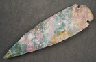 So Much Color 4 9  Flint Spearhead Head Knife Blade Arrowhead I-698
