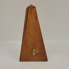 Vintage Working Seth Thomas Wood Windup Metronome  10 