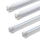 4 16 24 Pack 2ft Led Tube Light Fixture T8 Shop Lights 20w 2400lm V-shape 6500k