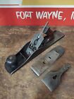Vintage Bailey Stanley Wood Plane  No  5-1 2  Corr Bottom T Logo Blade 