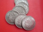 Lot Of 6 1878-1885 Cc Morgan Silver Dollars-uncirculated Mixed Dates