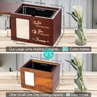 Pet Memorial Urns For Dog Or Cat Ashes  Large Wooden Funeral Cremation Urns With
