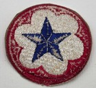 Vintage Patriotic Star Patch Red White Blue Military Style Sew On