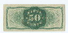 Civil War 1863 50 Cent Fractional Currency  Verygood Condition 