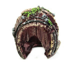 Aquarium Fish Tank Artificial Barrel Resin Ornament Cave Aquarium  Decoration 