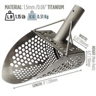 Coob Titanium Scoop Beach Sand Scoop Metal Detector Detecting Hunting Monstrik