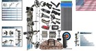 Adjustable Compound Bow Set - 0-70 Lbs Draw Weight  Camo Finish   Accessories