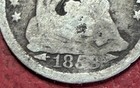 1853 Seated Liberty Half Dime  Free Shipping