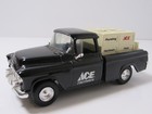 Ace Hardware Ertl Truck Bank 1955 Chevrolet Cameo W  Key  mc3-17