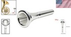 Polished Silver Plated French Horn Mouthpiece Standard Deep Cup High Quality