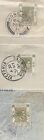 Hong Kong Kgvi Postal History  23-9d   sg151 Solo Franking  30c Rate  3 Diff Cds