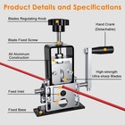 Manual Wire Stripping Machine Portable Cable Stripper 1mm To 21mm Hand Crank Us