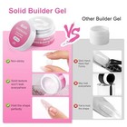 3d Sculpting Gel For Nail Art 2pcs  White   Clear Solid Builder Gel   Non-sticky