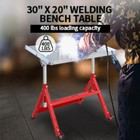 30  x20   Welding Bench Table 400lbs Load Capacity Adjustable Workbench Table