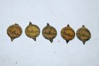  Vintage Tin Tobacco Tag P Lorillard Mechanics Delight  Lot Of 5  1