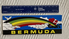 Bermuda Rainbow Sticker - Vintage 1970 s  each 