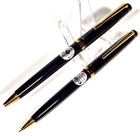 Nos Vintage Pilot Elite Gt Ballpoint Pen   Pencil Set Black 23k Gp Made In Japan