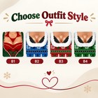 Funny Ugly Christmas Sweater  Custom Chest Cleavage Gag Gift For Men