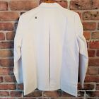  new  Figs Women   s Bellevue Short White Lab Coat Zip Pockets L