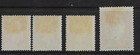 Curacao 1948 Hi-values  Scott 195-98 Mlh  Vf  Cv  76 50        a6889
