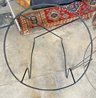 Mid Century Modern Hoop Patio Chairs Wrought Iron Hairpin Leg Frederick Weinberg