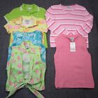 Vtg Lilly Pulitzer Lot Of Shirts Women S Pink Green Stretch Colorful Beachy Boho