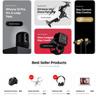 Tech Store Website Design With Free Vps Web Hosting And Installation