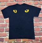 Vintage Cats The Musical T-shirt Double Sided Broadway Theater Cat Eyes Medium