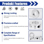 Aluminum Single Split Shaft Collar Clamping Style With Set Screw Scs 3mm-60mm Id
