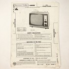 1968 Rca Tv Model Kcs5169b Wire Schematic Service Manual Vintage Original