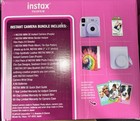 Fujifilm Instax Mini Se Instant Camera Bundle With Case Purple Lavender New