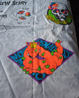 Sew Scary  Halloween Appliques  Vintage Spooky Kooky Cloth Sew On Patches 