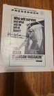 The Texas Chainsaw Massacre Tcm 1974  Bryanston Press Kit Pressbook X2 Autograph
