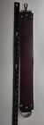 3  Horween Burgundy Latigo Three Component Straight Razor Strop