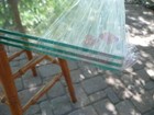 New 3x Lot  16 x19 x3 16  Sheet Tempered Clear Glass Panes Display Cases  Etc 