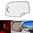 Mirror Glass Heated Turn Signal Driver Side Lh For 2003-2007 Chevy Gmc Cadillac