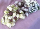 Lot Of 64 Pcs Small To Medium White And  Antique White Artificial Flowers