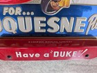 Vintage Duquesne Pilsener Beer 1950 s Register Topper Advertising Clock Sign