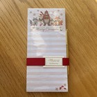 New Lady Jayne Christmas Woodland Animals List Pad   Pen Set Magnet 100 Sheets