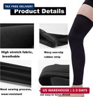 2 Pairs Leg Sleeves full Leg Compression Sleeve For Men Women long Knee Sleev