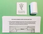 Cuckoo Clock Recov paper Bellow Roll 3 X 60   w  Instruction  100  Guaranted 
