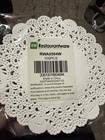 40 Packs Restaurantware 6    White Round Paper Lace Doilies  4 000 Total      Sealed